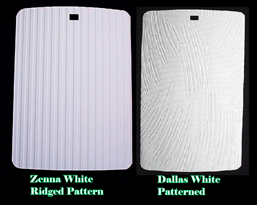 Dallas and Zenna  White PVC Vertical Blinds Range
