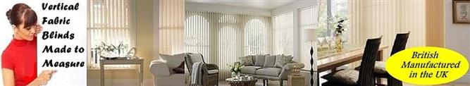 Vertical fabric blinds made to measure