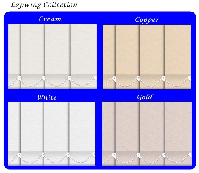 Vertical window blinds lapwing collection