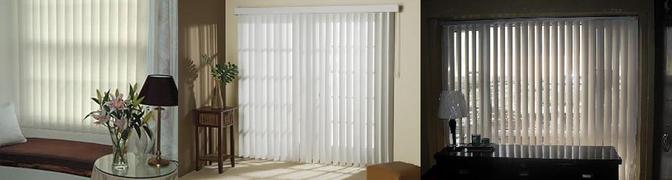 PVC vertical blinds showroom pictures