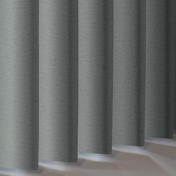 Shimmer Grey Aluminium Vertical Blind Slats