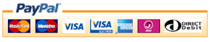 We welcome paypal and credit card payments