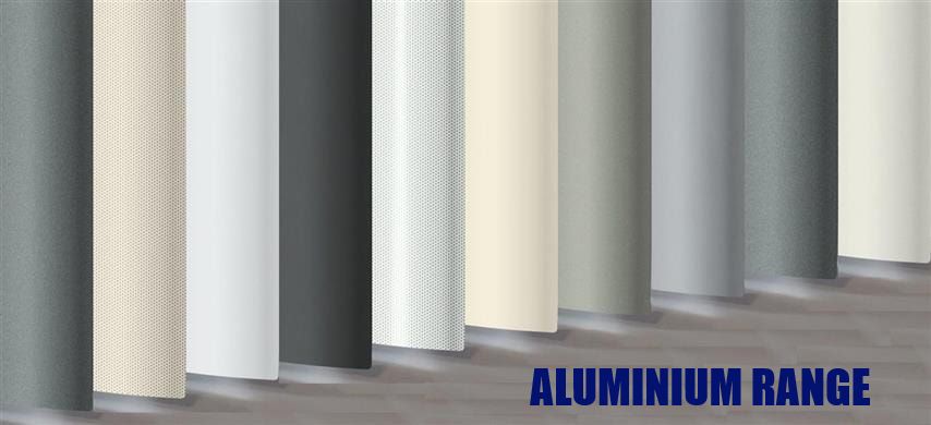 NEW Colours in Aluminium Vertical Blind Replacement Slats