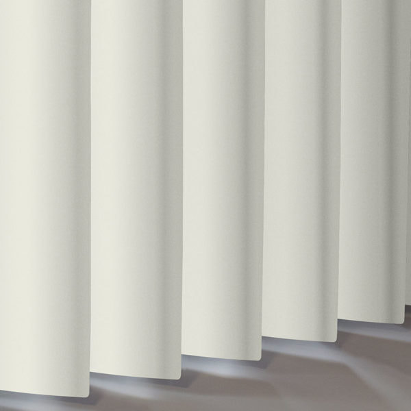 Shimmer Mist Light Cream Aluminium Vertical Blind Slats