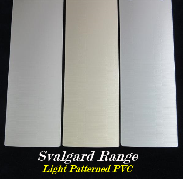 Svalgard range of PVC Vertical Blind slats