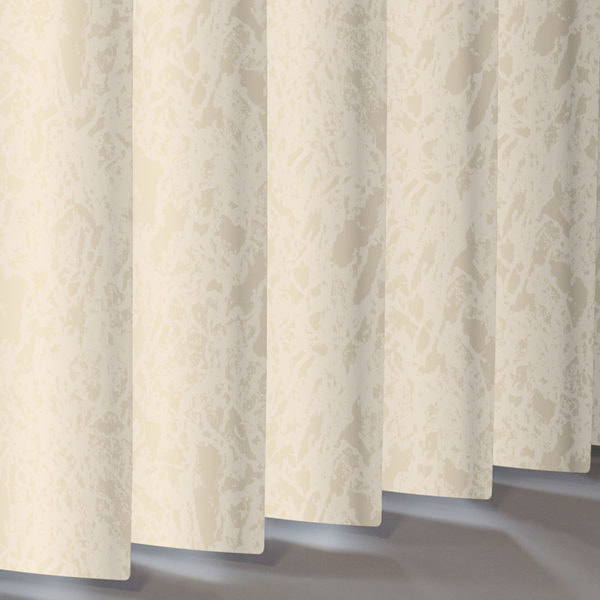 Highland Range Jasmine Cream PVC Vertical Blind Slats